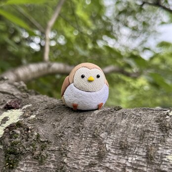 木目込み　フクロウの画像