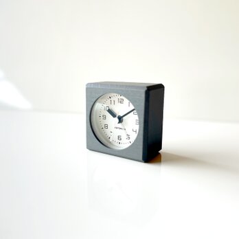 KATOMOKU alarm clock 7 グレー km-99GR 目覚まし時計 木製 小さいの画像