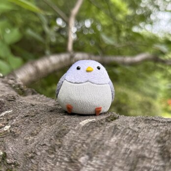 木目込み　セキセイインコ(白)の画像
