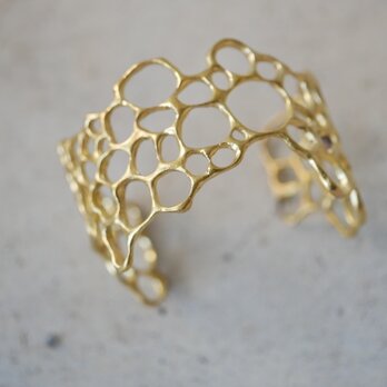 melt brass bangleの画像