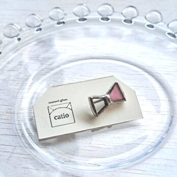 petit ribbon Pierce/ sakura pinkの画像
