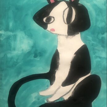 去勢前の猫の画像