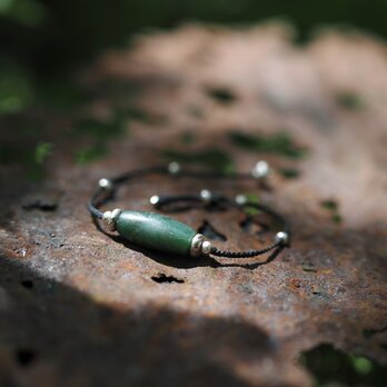-Pyu old beads- code braceletの画像