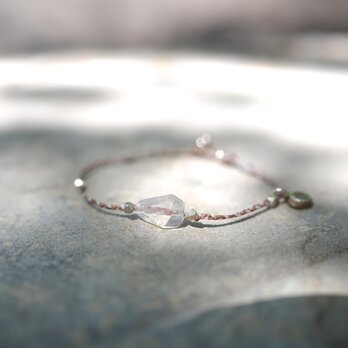 -Andesine labradorite- code braceletの画像