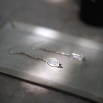 -Andesine labradorite- long pierceの画像