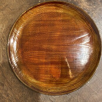 銀蒔き平皿(21cm)　布柄の画像