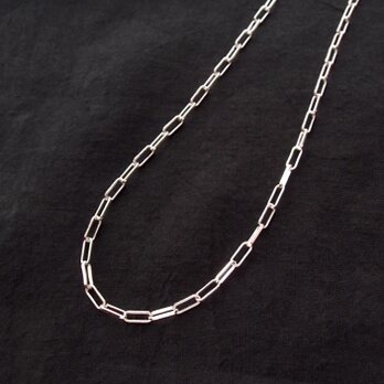 期間限定予約品【70cm・Silver Plane Necklace】チェーンネックレス（small）の画像