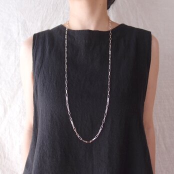 期間限定予約品【90cm・Silver Plane Necklace】チェーンネックレス（small）の画像
