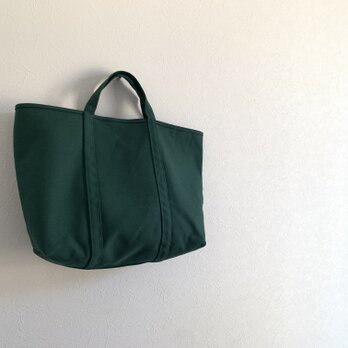 BASIC TOTE(M) 深緑の画像
