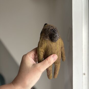 アヌビスヒヒのキーホルダーの画像