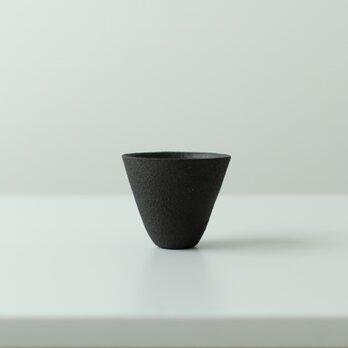 ［自然のかたち】瓢箪ぐい呑み　（黒）の画像