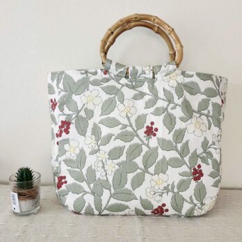 bamboo♡花柄トートbagの画像