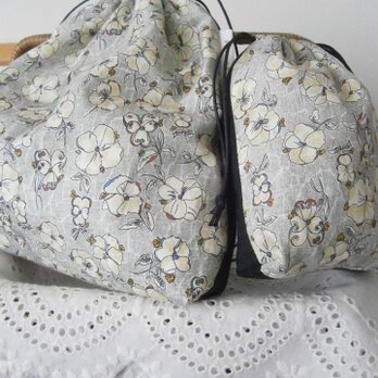 花cotton×linen PouchSetの画像