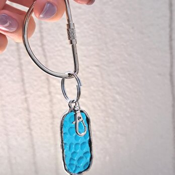 Tag keyring / bubble blueの画像