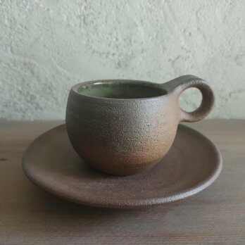 満月カップセット M - full moon cup & saucerの画像