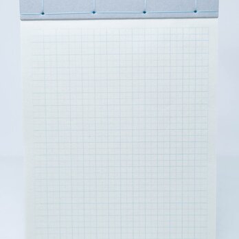 楚々　和綴じ帳Lサイズ　水縹（みずはなだ）の画像