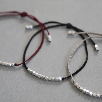 Karen silver bracelet / cutの画像