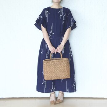 フレアスリーブワンピースの画像