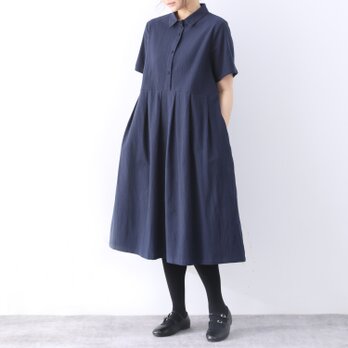 26色展開 コットン　ノースリーブ　タック　ロングワンピース ♪オーダーサイズ可の画像