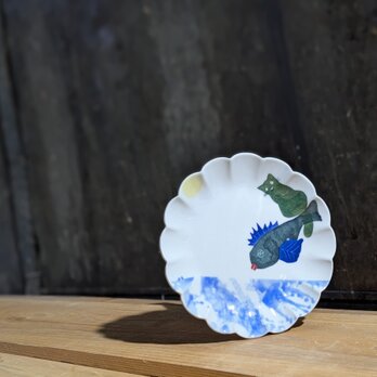 菊花皿の画像