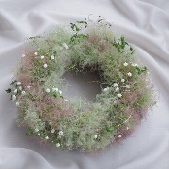 ふんわりスモークツリーリース26cm