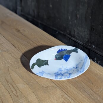 変形楕円皿（小）の画像