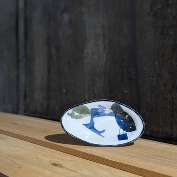 変形楕円皿（小）の画像