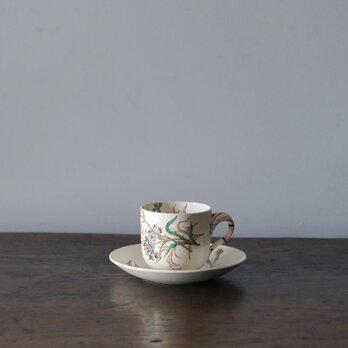 K&G Luneville リュネヴィル 矢車菊 カップ アンド ソーサー フランス アンティーク b 0502247