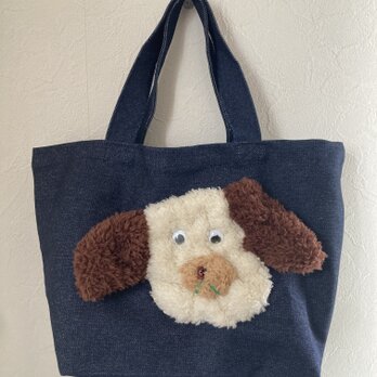 犬のトートバッグの画像