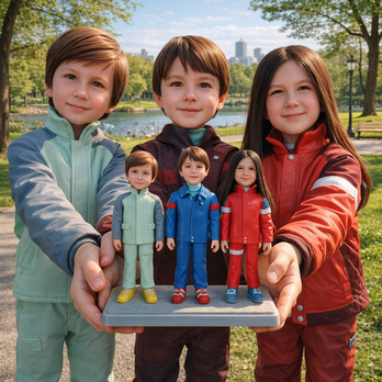 写真から作るオーダーメイドフィギュア｜子供・キッズの成長記念にのギフト｜赤ちゃん似顔人形｜出産祝い・誕生日プレゼント