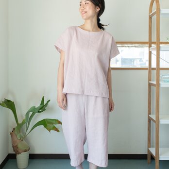 楊柳生地　セットアップ【Organic Cotton／シャクヤク染め】の画像