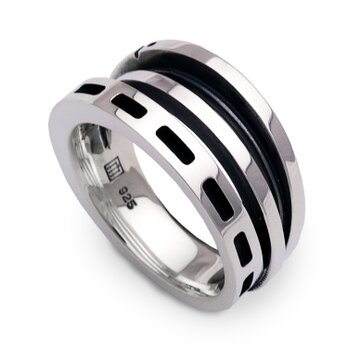 メンズリング/シルバー925/つけっぱなし/シルバーアクセサリー/ペアリング/男性へのプレゼント/fc256の画像
