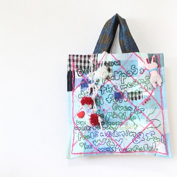 トートバッグ「Find purpose」with lariat