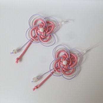 和みピアス　桃花の画像