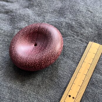 Diz・ペブル 穴径3mm パープルハートの画像