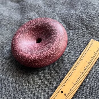 Diz・ペブル 穴径5mm パープルハートの画像