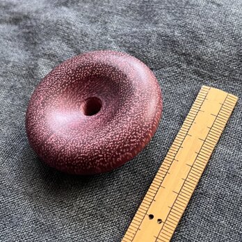 Diz・ペブル 穴径7mm パープルハートの画像