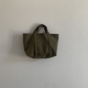 帆布 BASIC TOTE (S) アッシュオリーブの画像