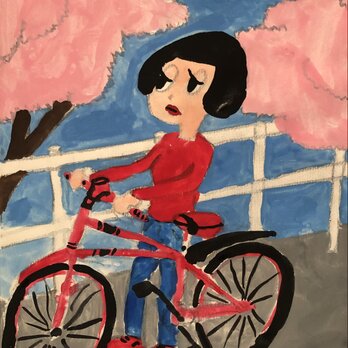 お花見おかっぱこの画像