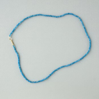 Neon Blue Apatite Necklace / K10