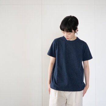 ドライタッチコットン半袖カットソー/buleberry heatherr/size1.2.３(size2完売)