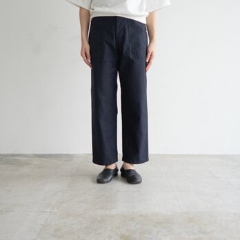 ベイカーパンツ/バックサテンコットン/縫製、生地、岡山/size1・2（size1完売）/carbonの画像