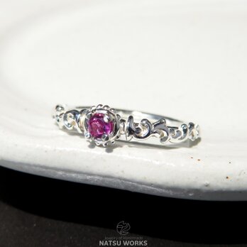 ロードライト ガーネット リング / Gem and Botanical Rhodolite Garnet Ringの画像