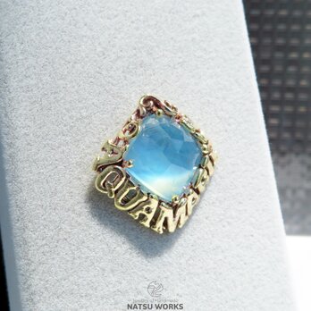 アクアマリン ブローチ / Aquamarine Named Broochの画像