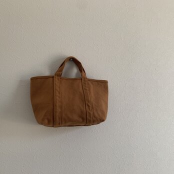 帆布 BASIC TOTE (S) キャメルの画像