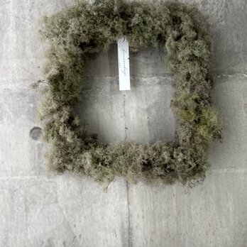 W25028 スモークツリーのスクエアリース