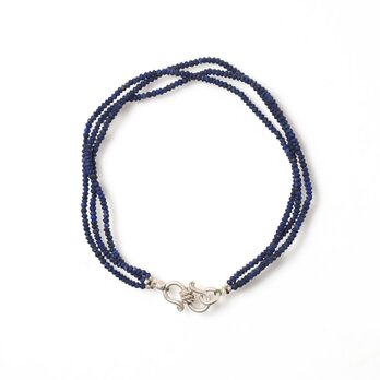 -Lapis lazuli- 3line braceletの画像