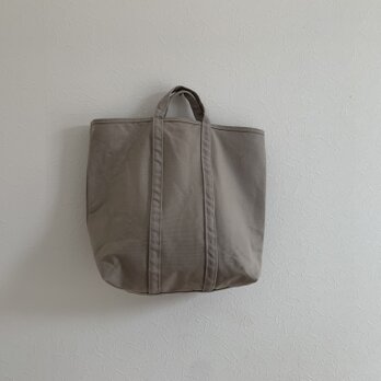 TALL TOTE(M) アイスグレー　帆布バッグの画像