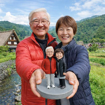 写真から作るオーダーメイドフィギュア｜カップルそっくり似顔人形｜記念日プレゼント｜両親への感謝ギフト・両親贈呈品