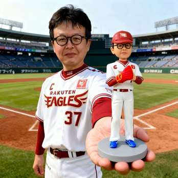写真から作るオーダーメイド 野球 フィギュア｜野球選手好きへの特別なギフトにそっくり似顔人形｜ 記念ギフト・記念品 可愛い